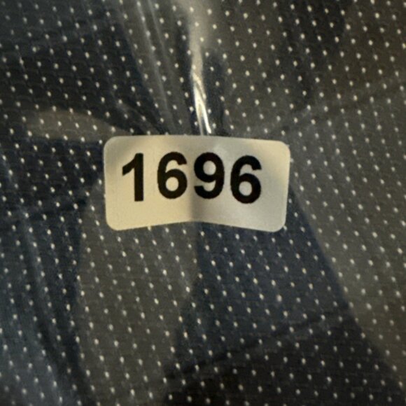 Boston Traders Button Down Shirt Mens Size XXL 2XL Long Sleeve Blue Plaid Cotton - Picture 9 of 9